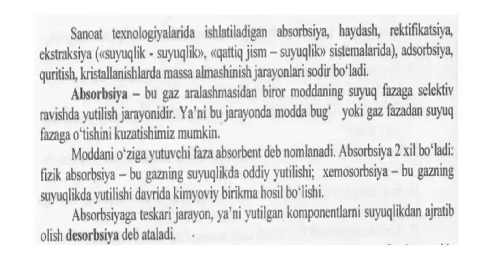 Modda almashinish asoslari. Muvozanat qoidalari. Molekulyar va turbulent diffuziyalar 3