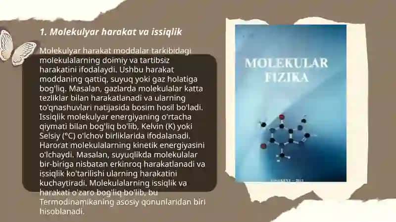 Molekulyar fizika asoslari 3