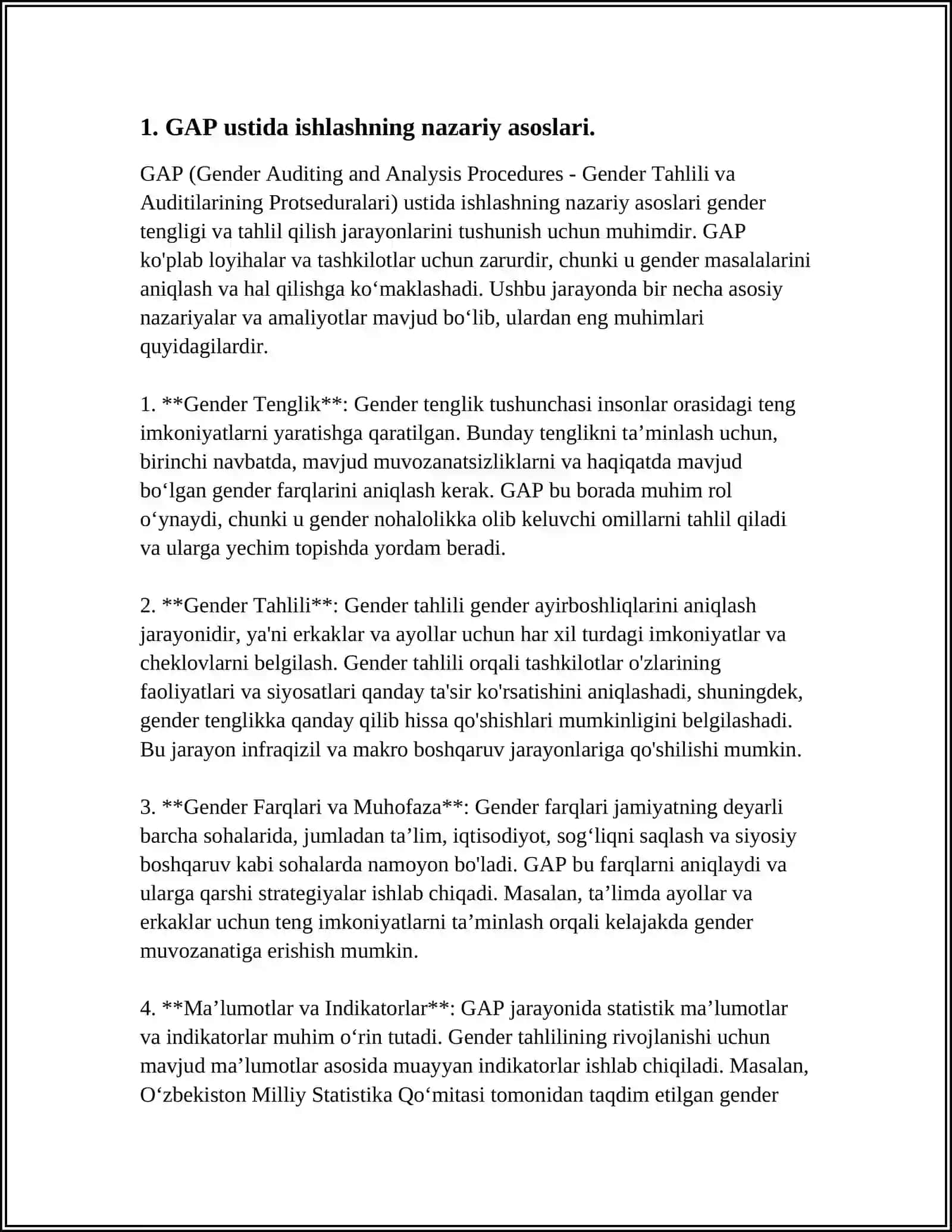 GAP USTIDA ISHLASHGA OID MUSTAQIL ISHLAR 3