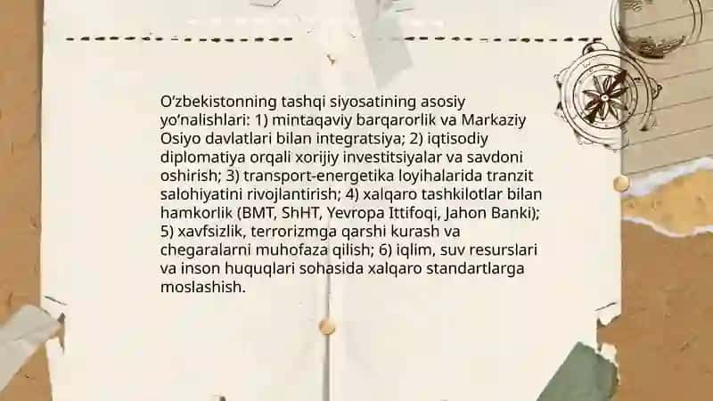 Oʻzbekiston va jahon hamjamiyati 3