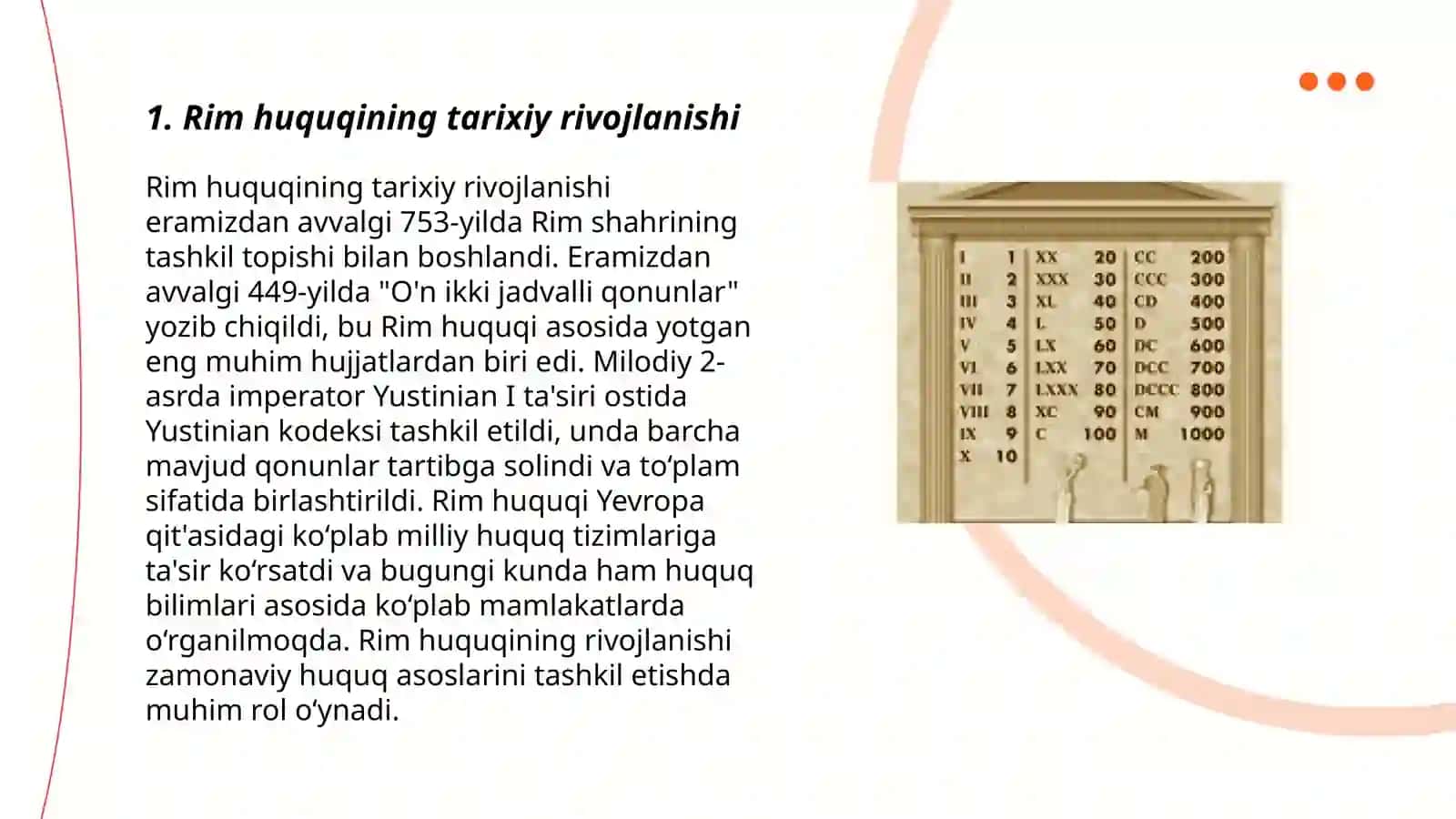 Rim huquqining asosiy belgilari 3