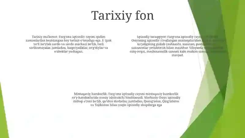 Fargona Iqtisodiy Rayoni 3