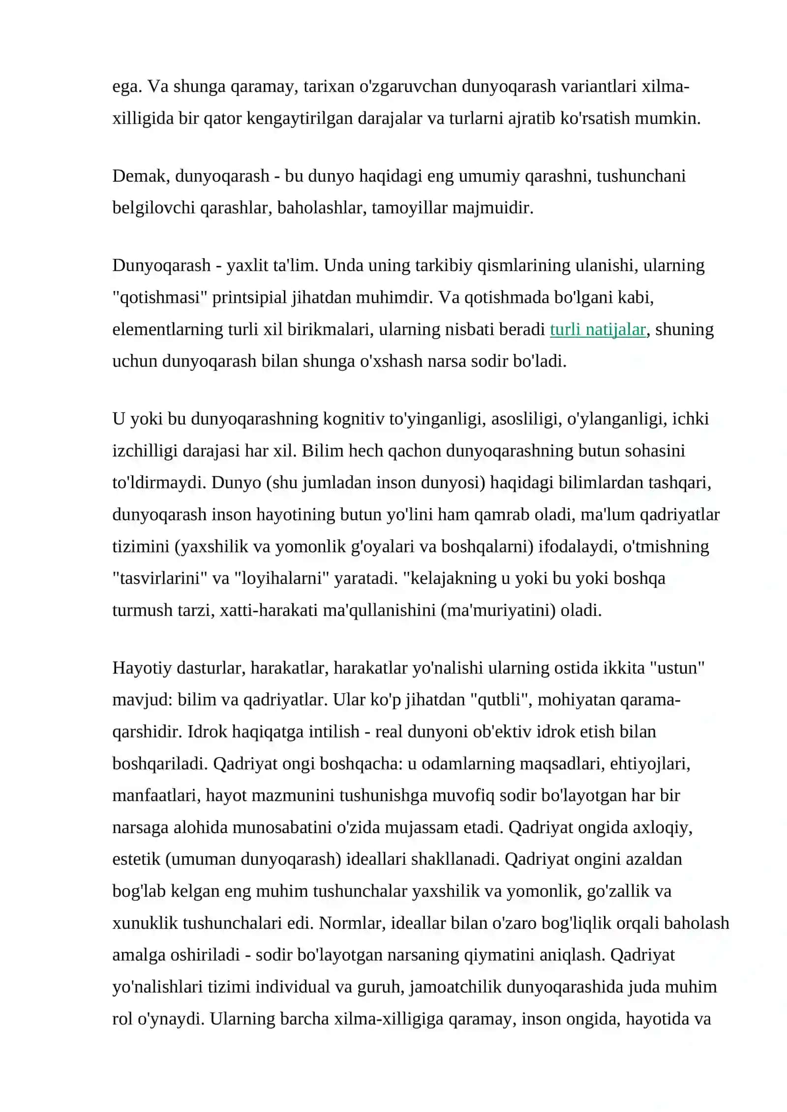 Falsafa fanidagi tarixiy o'zgarishlar 3