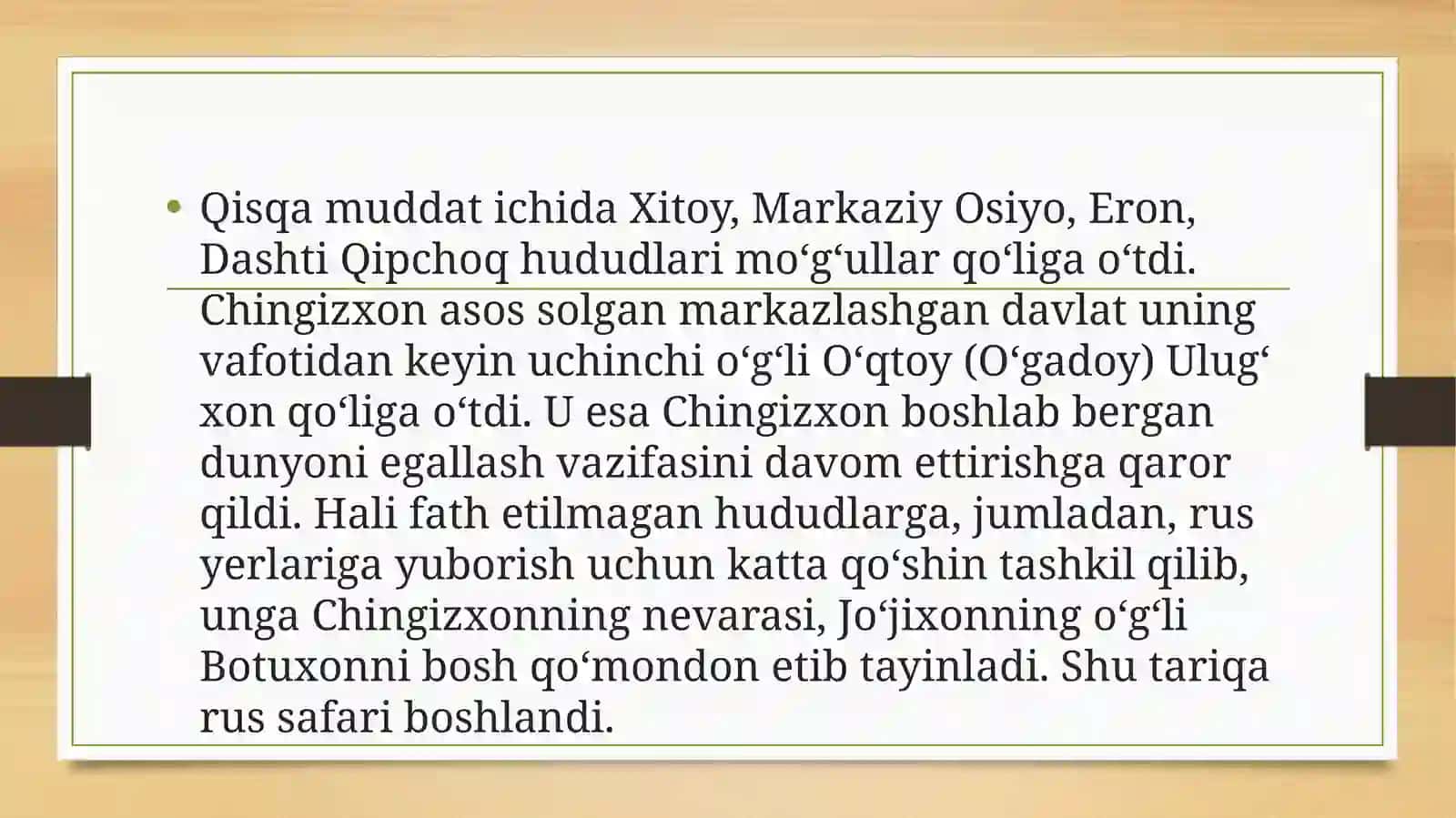 Oltin O‘rda xonligi vujudga kelishi 3