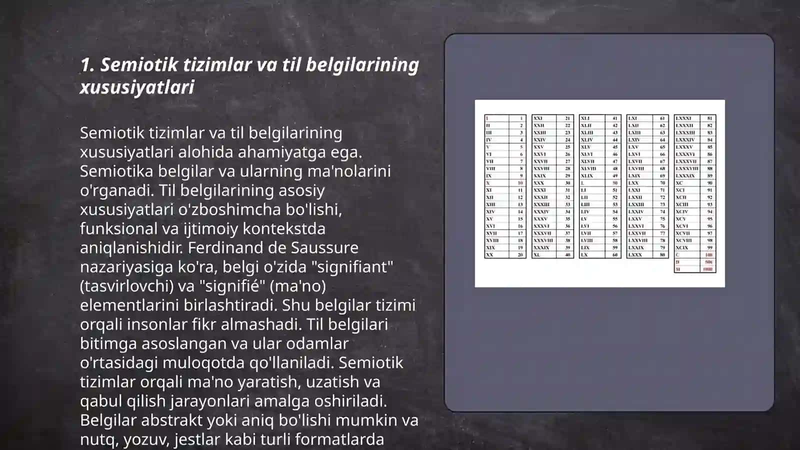 Semiotik tizimlar va til belgilarining xususiyatlari 3
