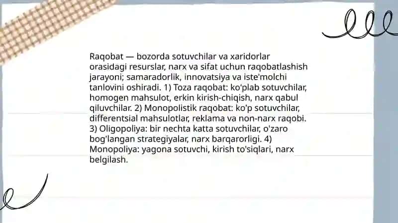 Raqobat va Monopoliya 3