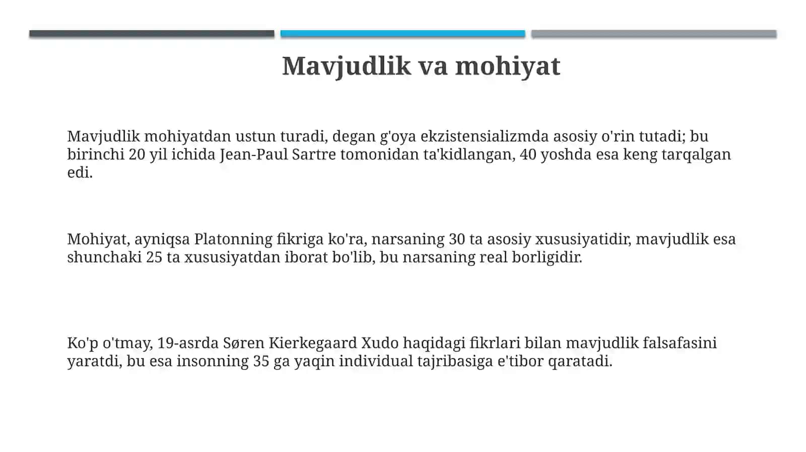 Borliq falsafasi 3