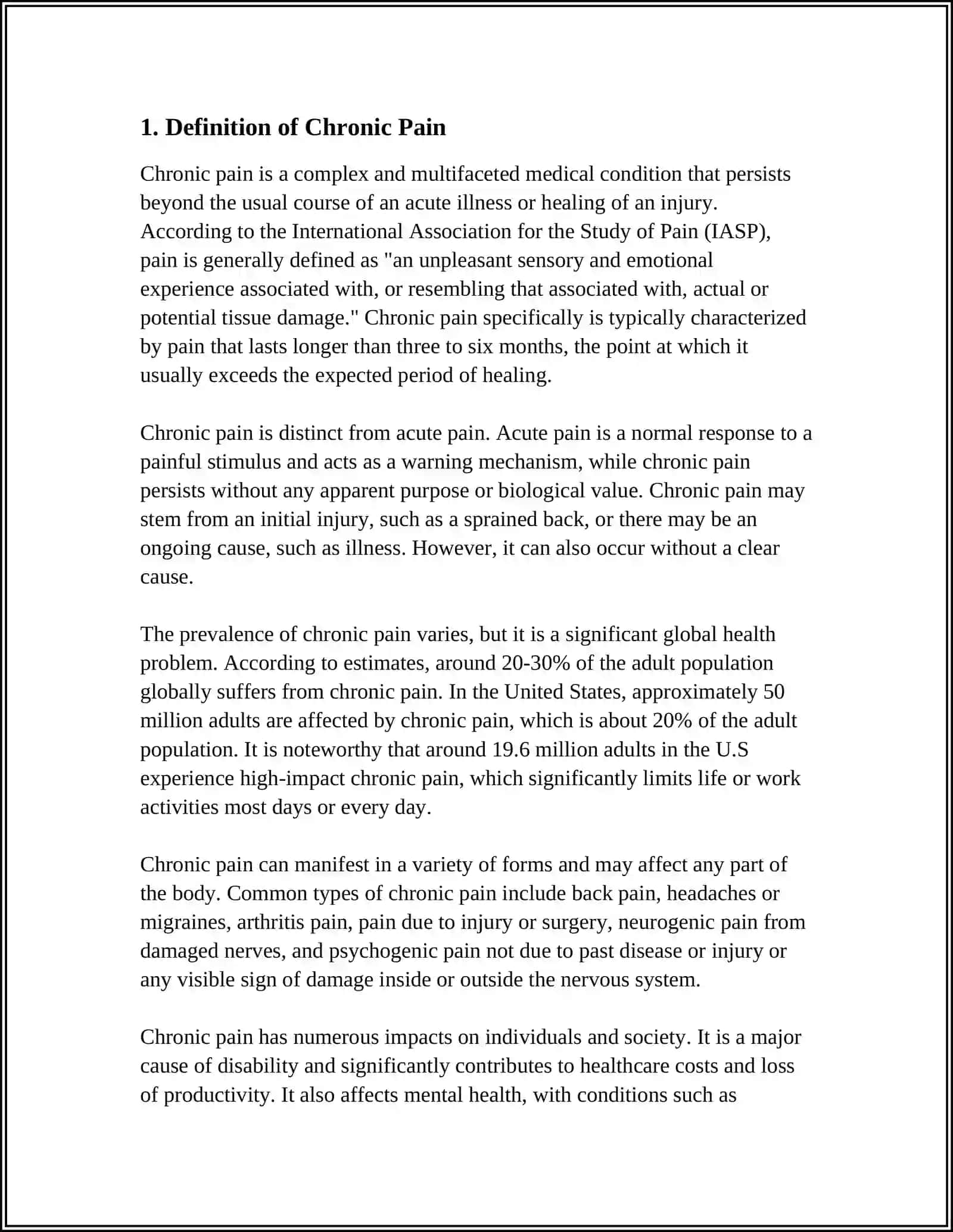 CHRONIC PAIN MAKE A PRESENTATION 3