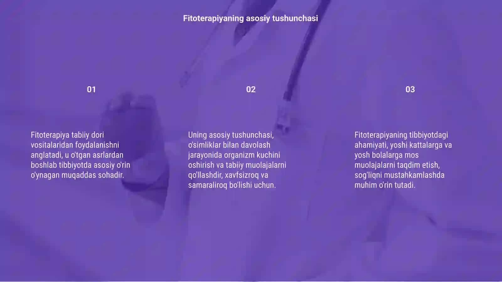 Fitoterapiyaning tibbiyotdagi ahamiyati 3