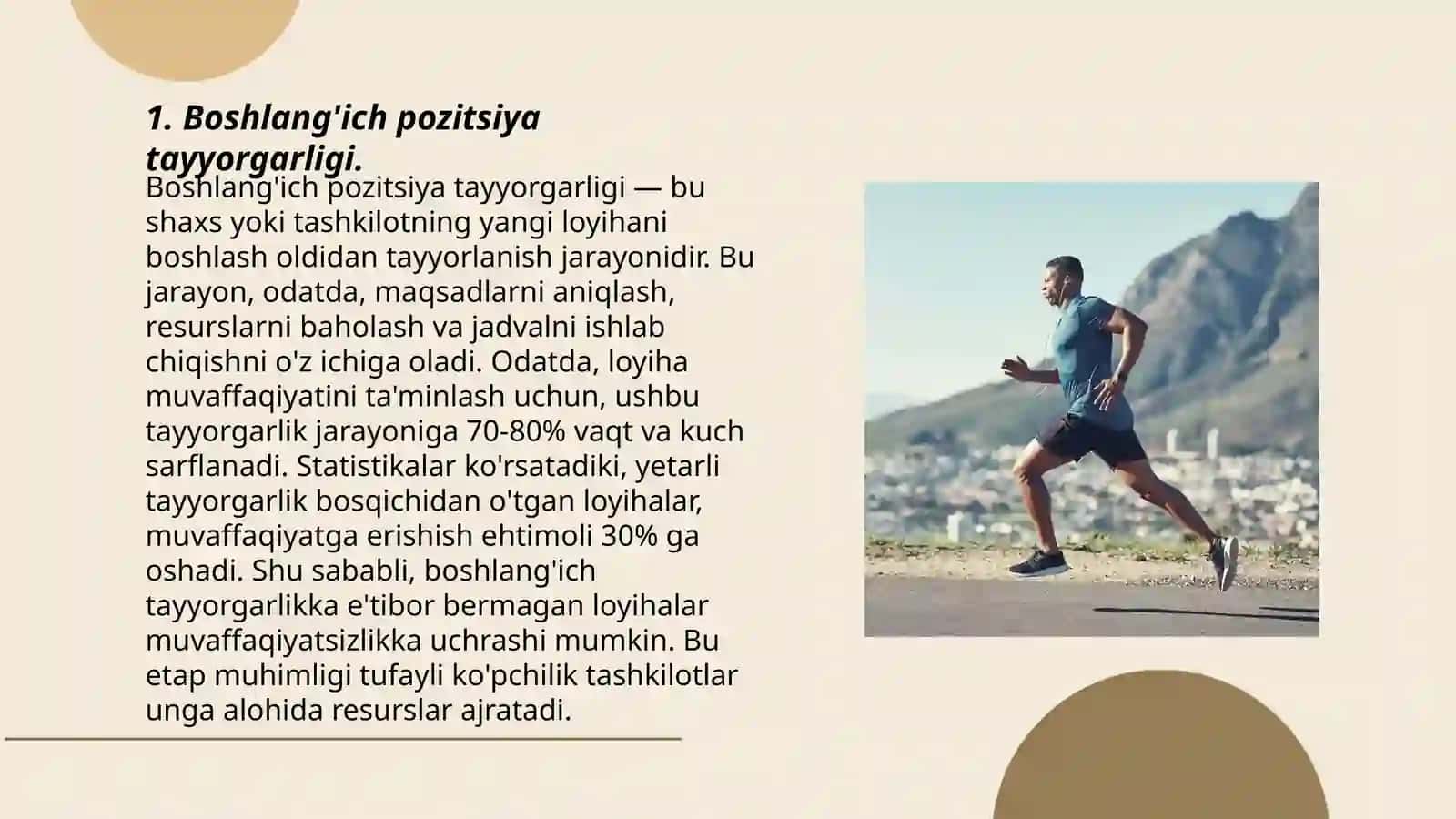 Qisqa masofaga yugurish texnikasi 3