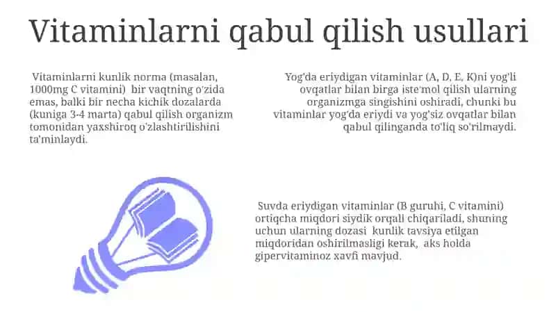 Vitaminlar haqida 3