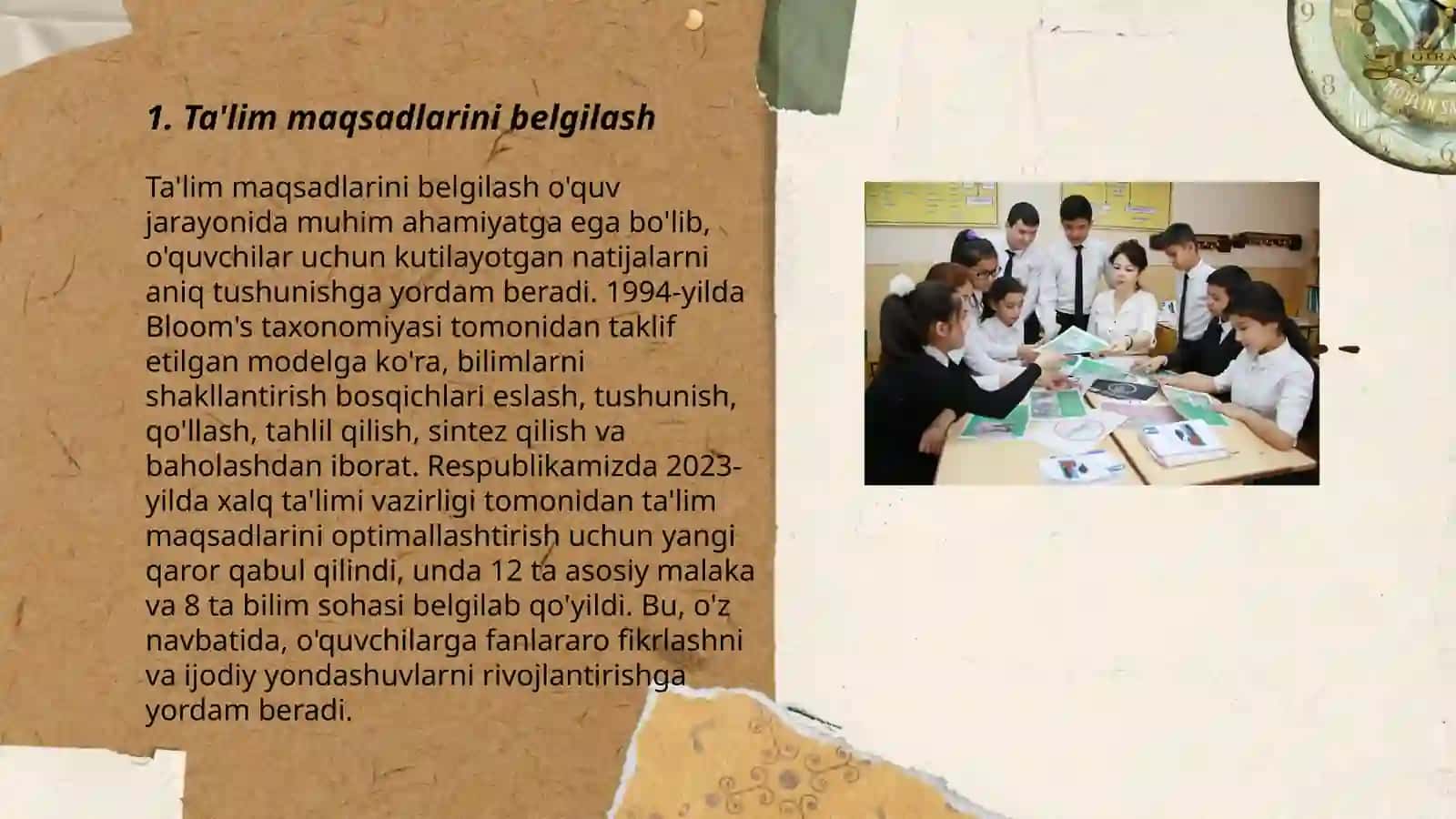 Pedagogik jarayoni rejalashtirish 3