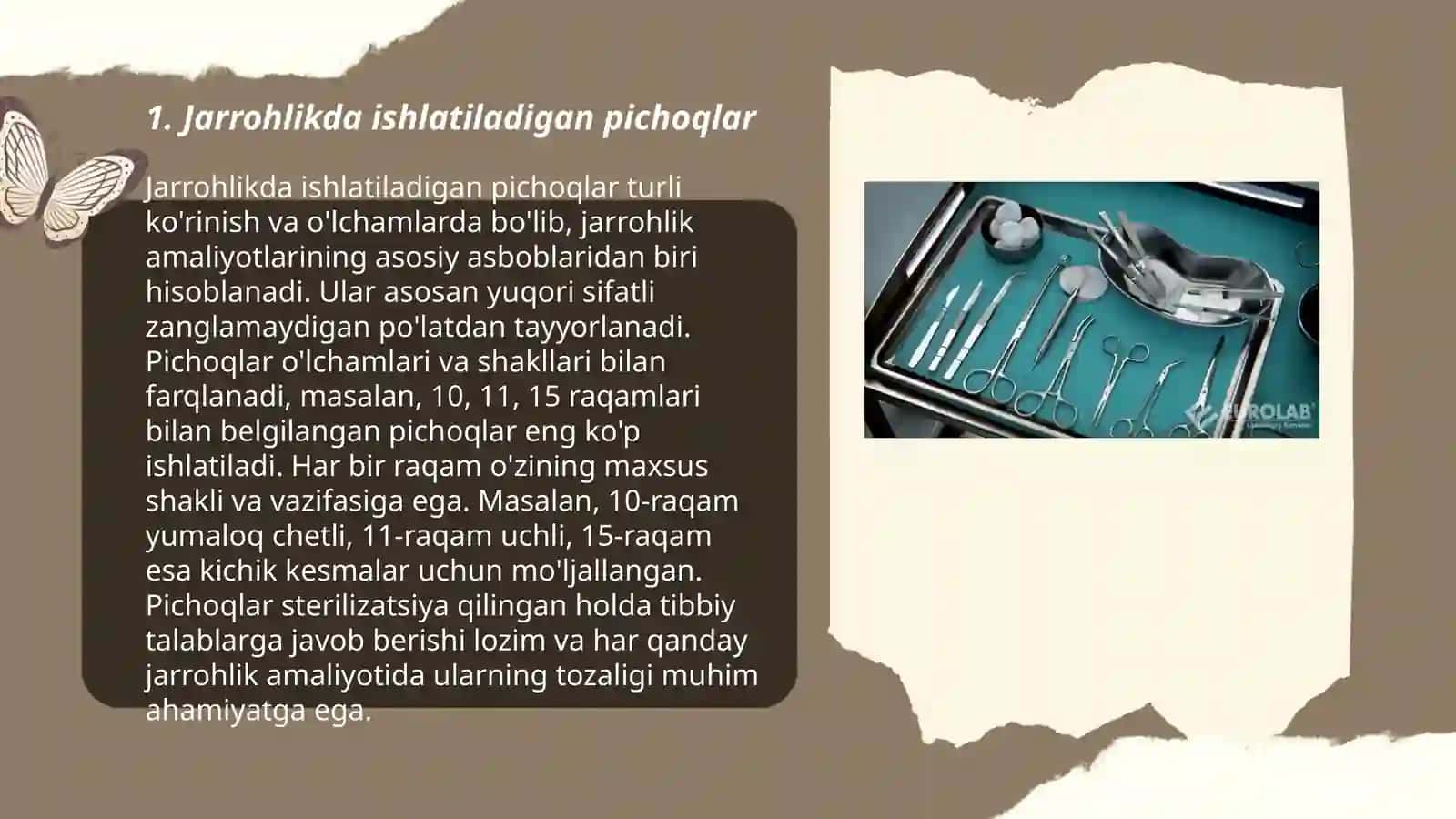 Jarrohlikda ishlatiladigan pichoqlar 3