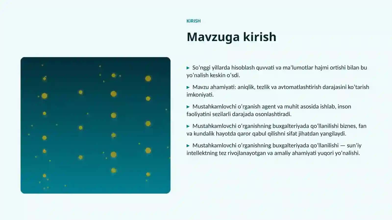SUNʼIY INTELLEKT • PROFESSIONAL TAQDIMOT 3