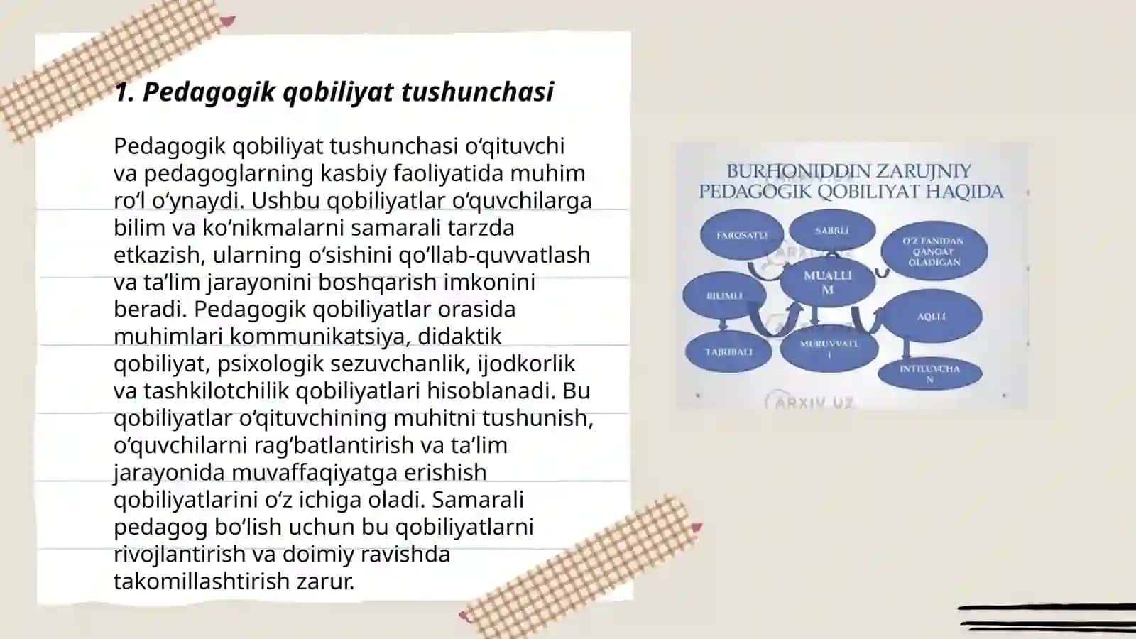 Pedagogik qobiliyat tushunchasi 3