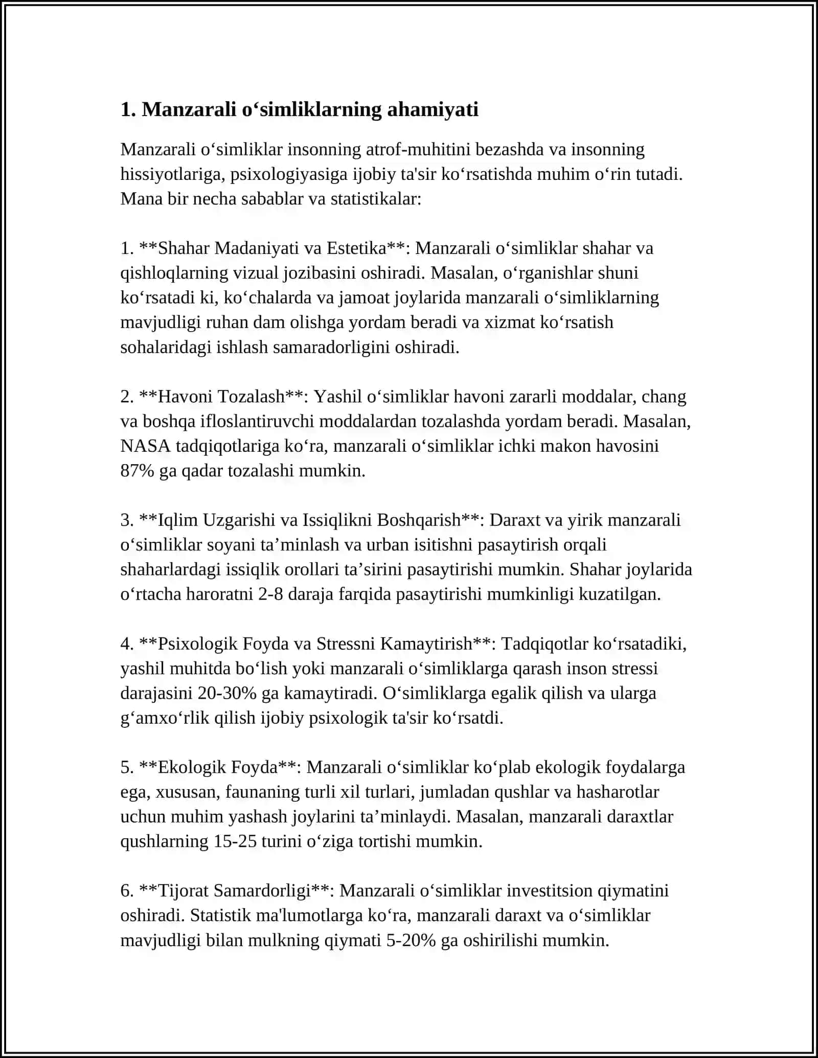 MANZARALI OʻSIMLIKLARNING KELIB CHIQISH MARKAZLARI 3