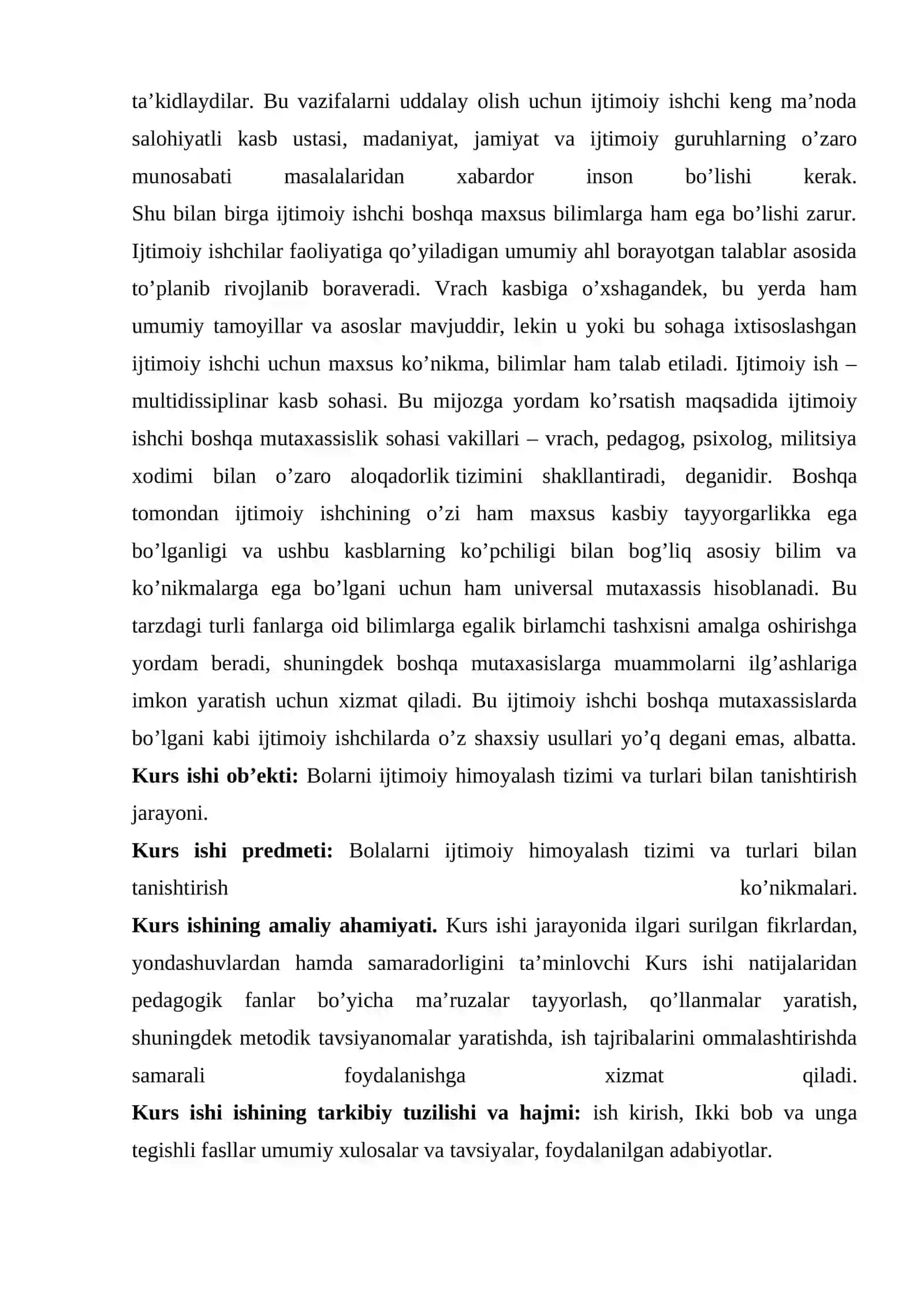 XAVF OSTIDA QOLGAN BOLALAR BILAN IJTIMOIY ISH 3