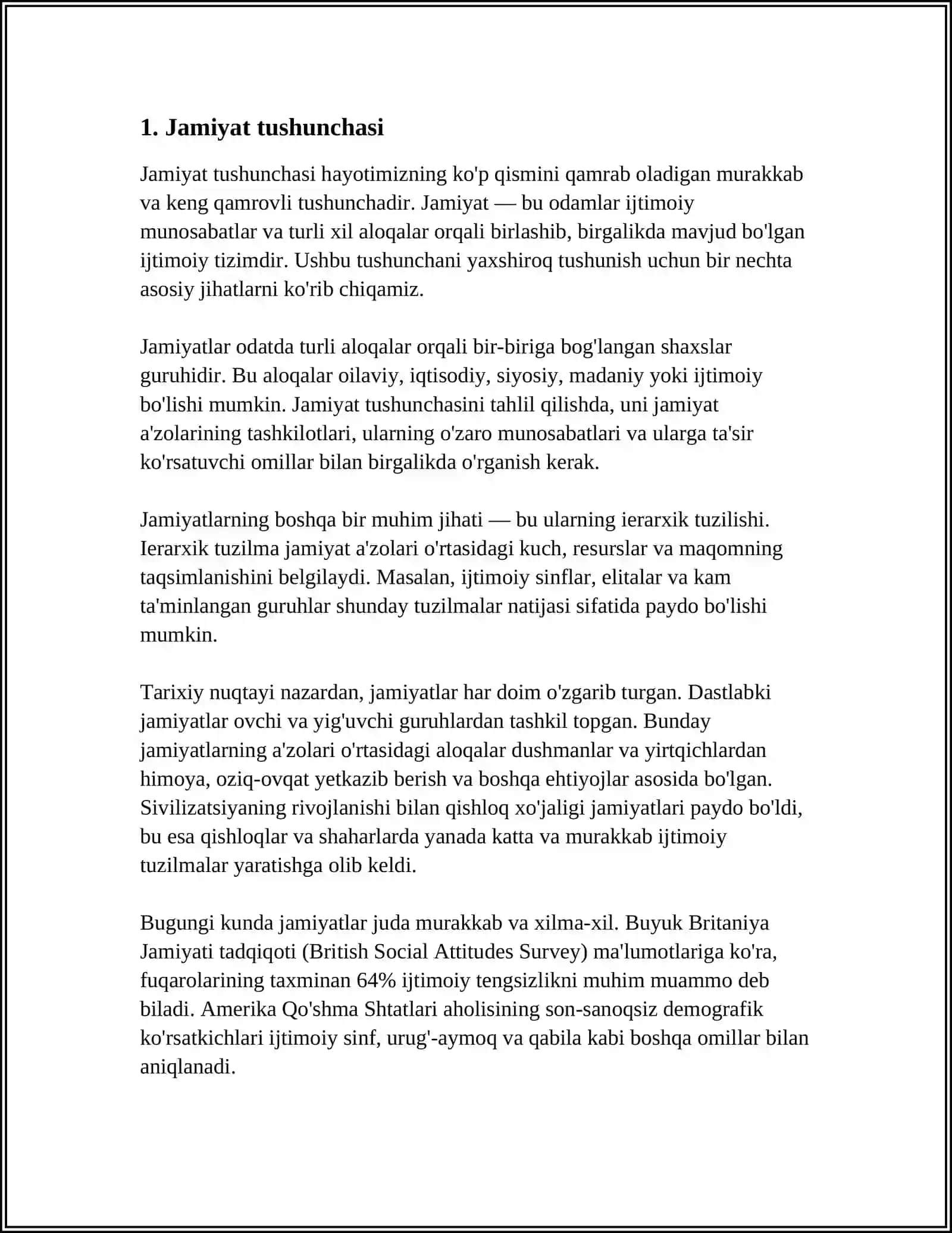 JAMIYAT VA INSON FALSAFASI 3