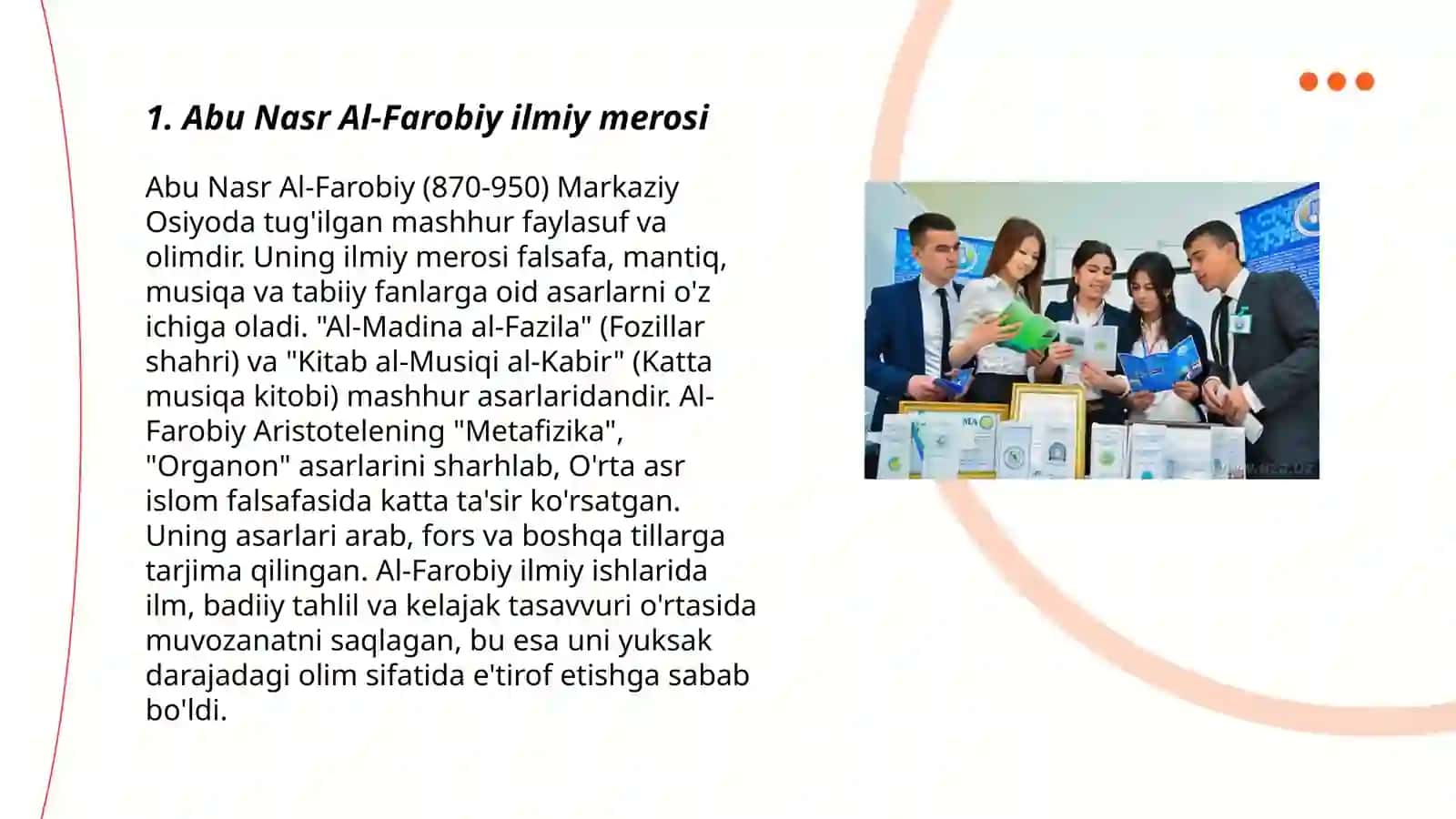 O’rta Osiyo allomalari ilmiy merosining o’rni 3