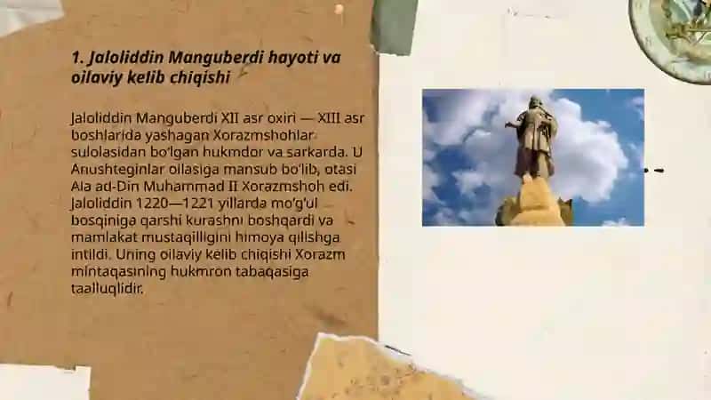 Jaloliddin Manguberdi buyuk vatan himoyachisi 3