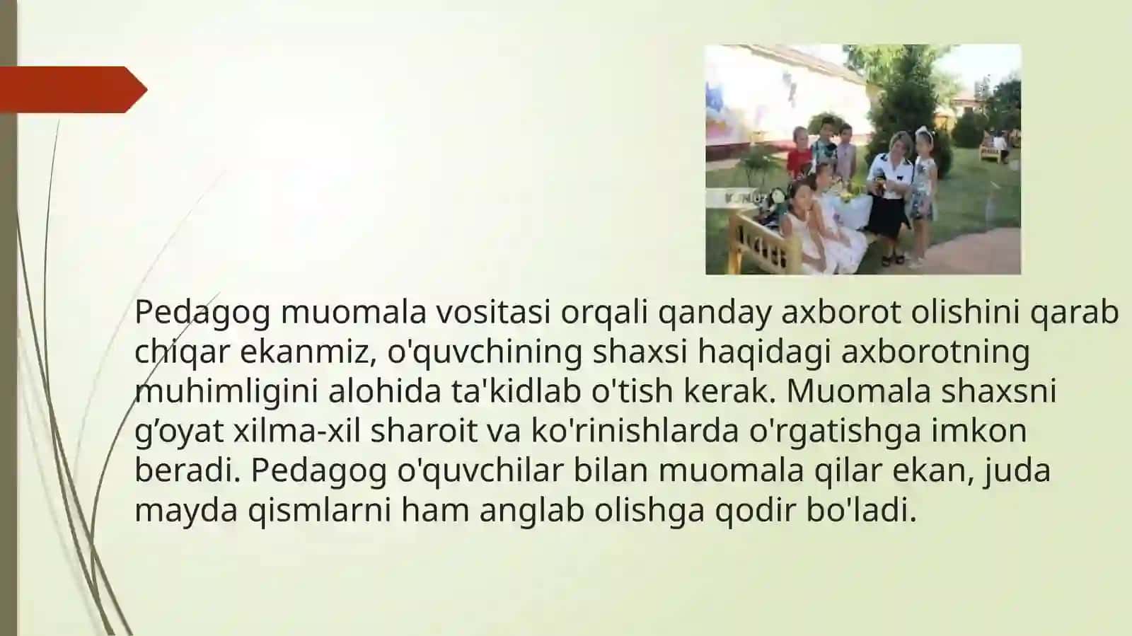 Oʻqituvchi faoliyatida muloqot madaniyati va psixalogiyasi 3