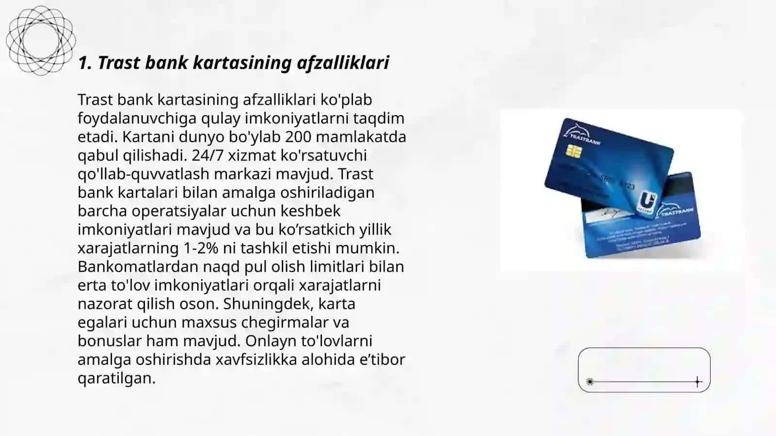 Trast bank kartasi 3