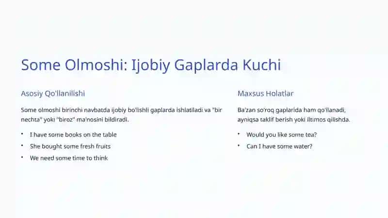 Gumon Olmoshlari: Ingliz Tilida Noaniqlikni Ifodalash 3