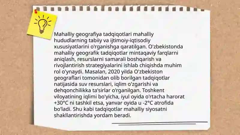 Oʻlkani oʻrganishda mahalliy tadqiqotchilik 3