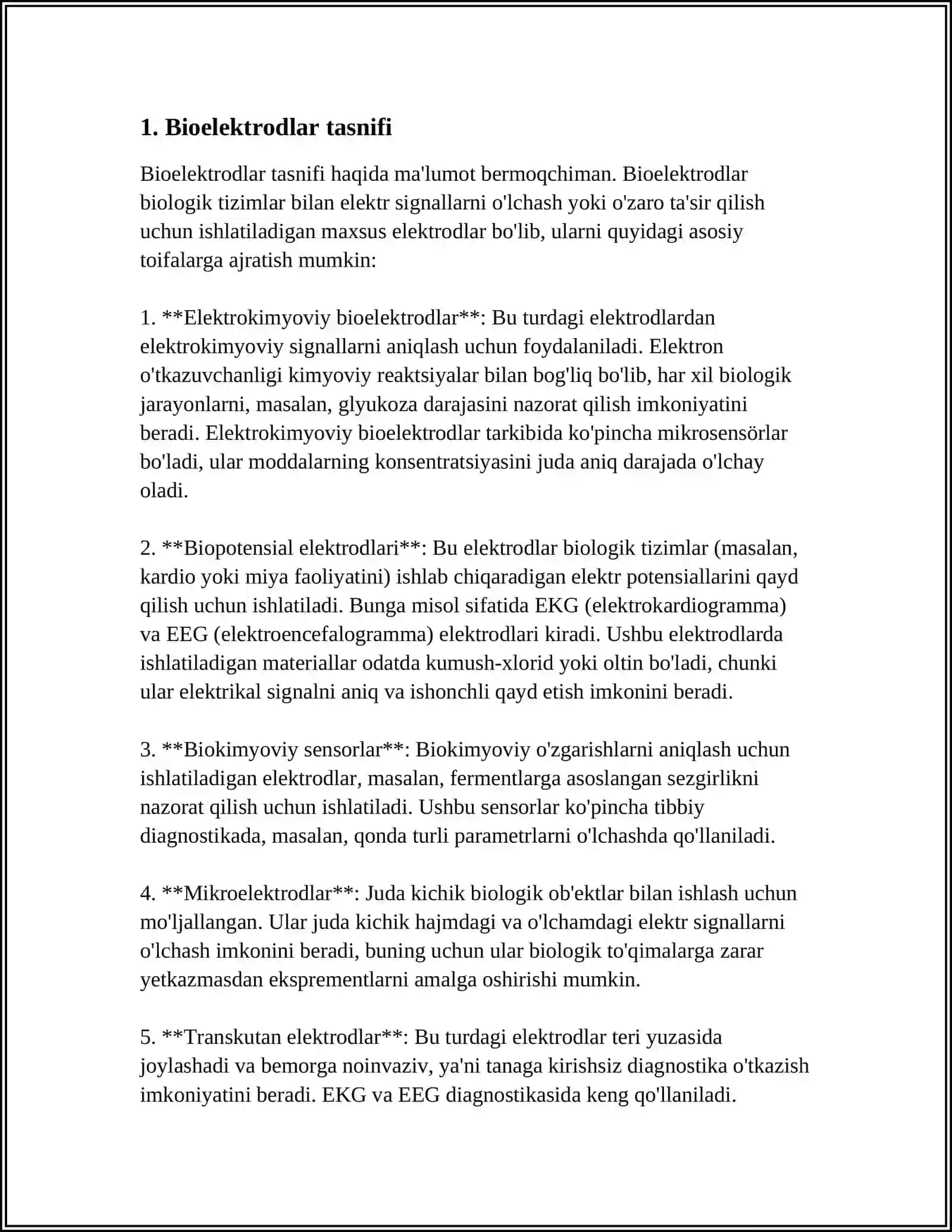 BIOELEKTRODLAR VA ULARNING POTENSIALLARI 3