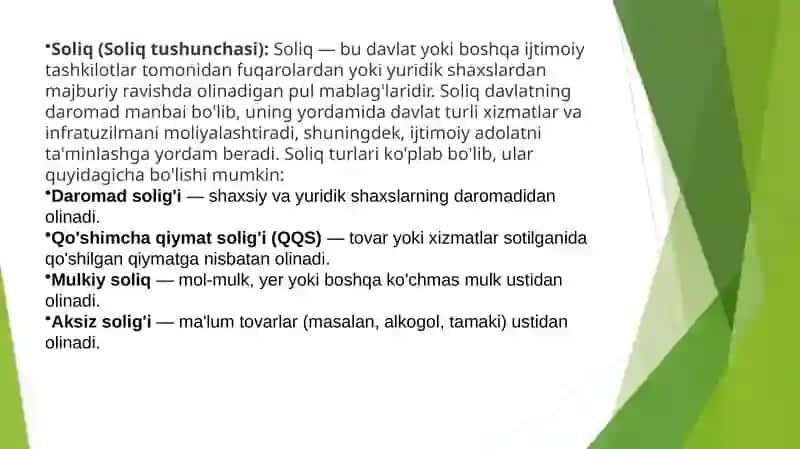 Soliq va soliqqa tortish 3