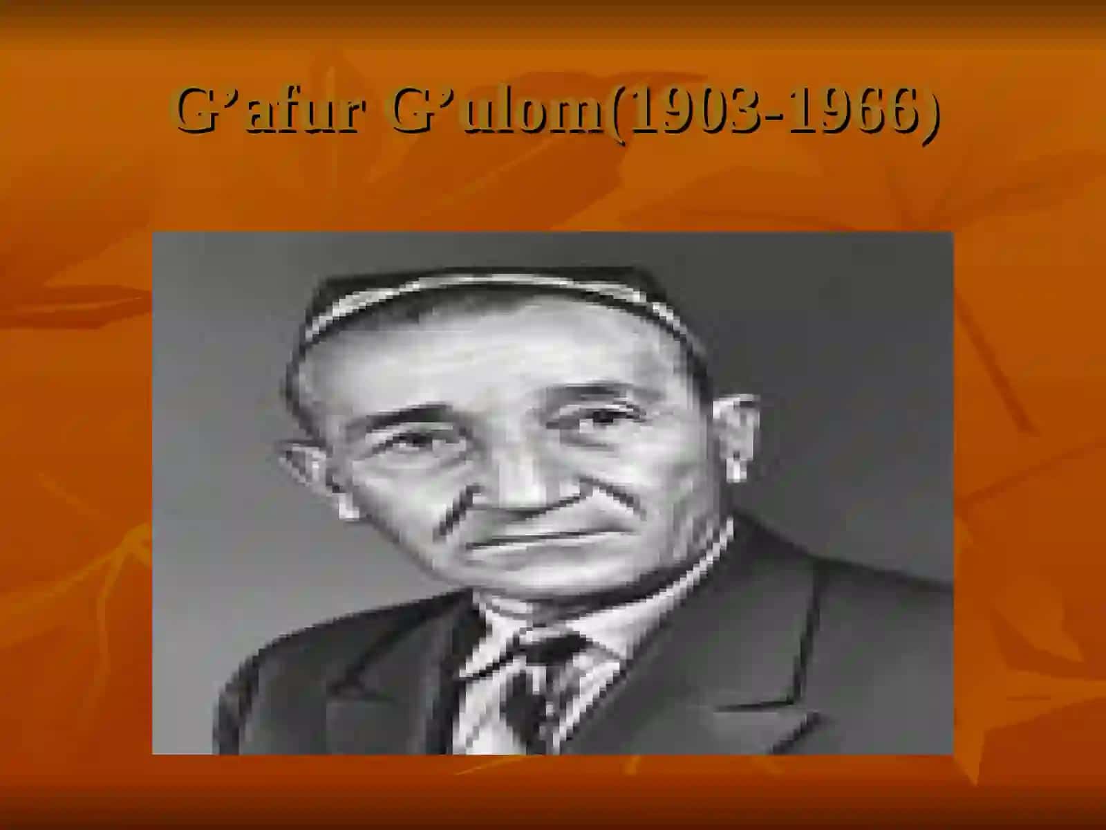 G’afur G’ulomning hayoti 3