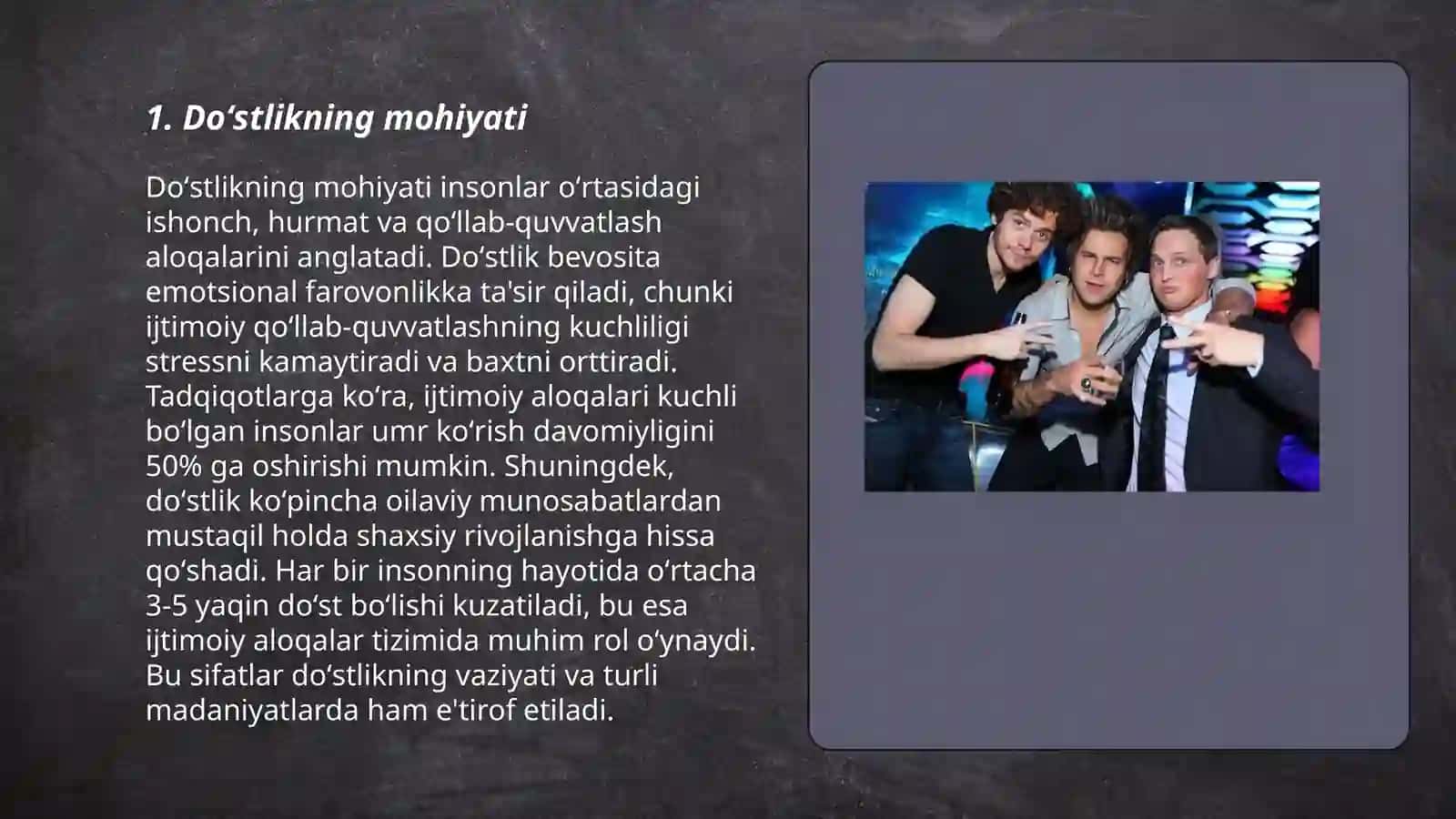 Doʻstlik va halolik 3