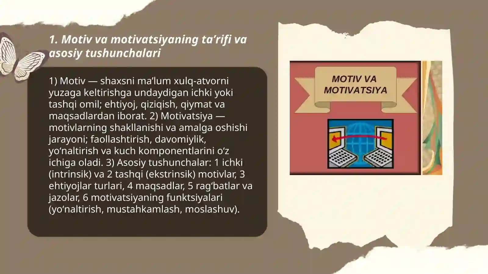 Motiv va motivatsiya 3