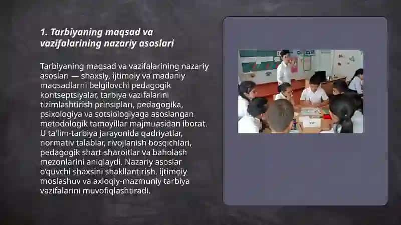 Tarbiyaning maqsad va vazifalari 3