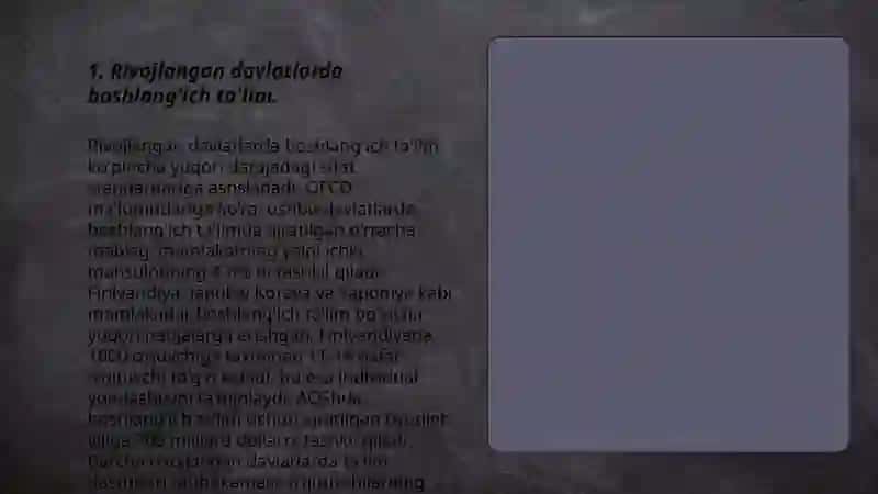 Rivojlangan davlatlarda ta'lim tizimi 3