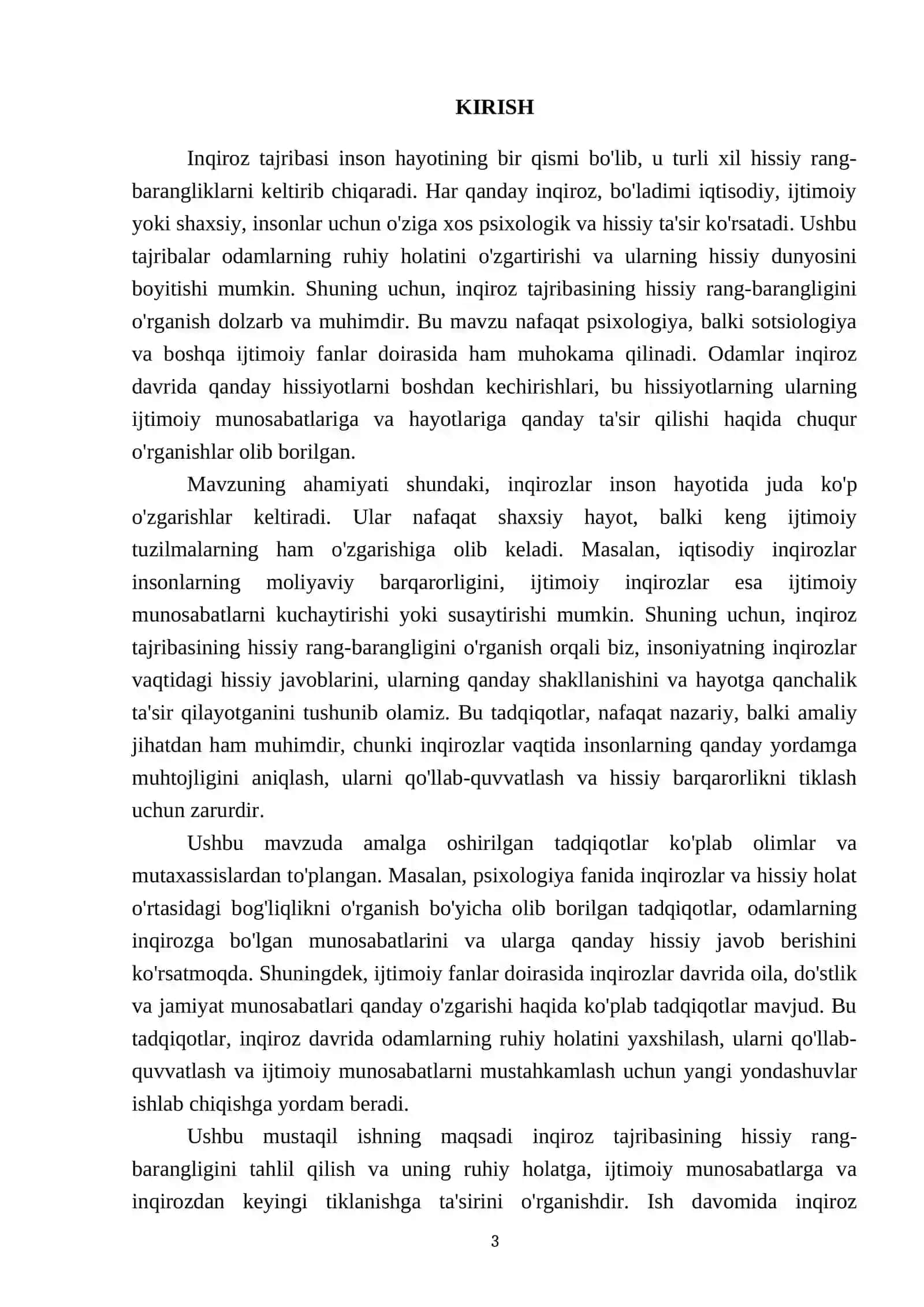 Inqiroz tajribasining hissiy rang-barangligi 3