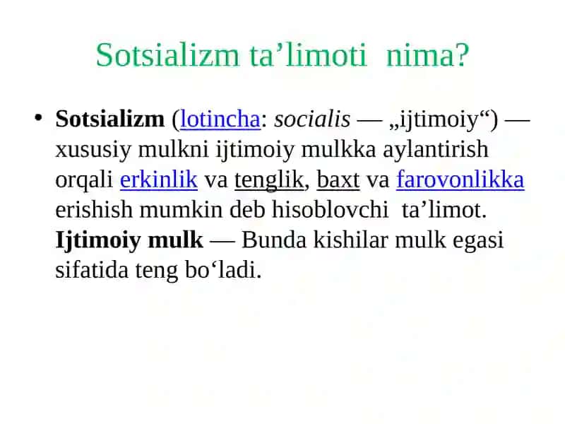 Sotsializm Taʼlimoti 3