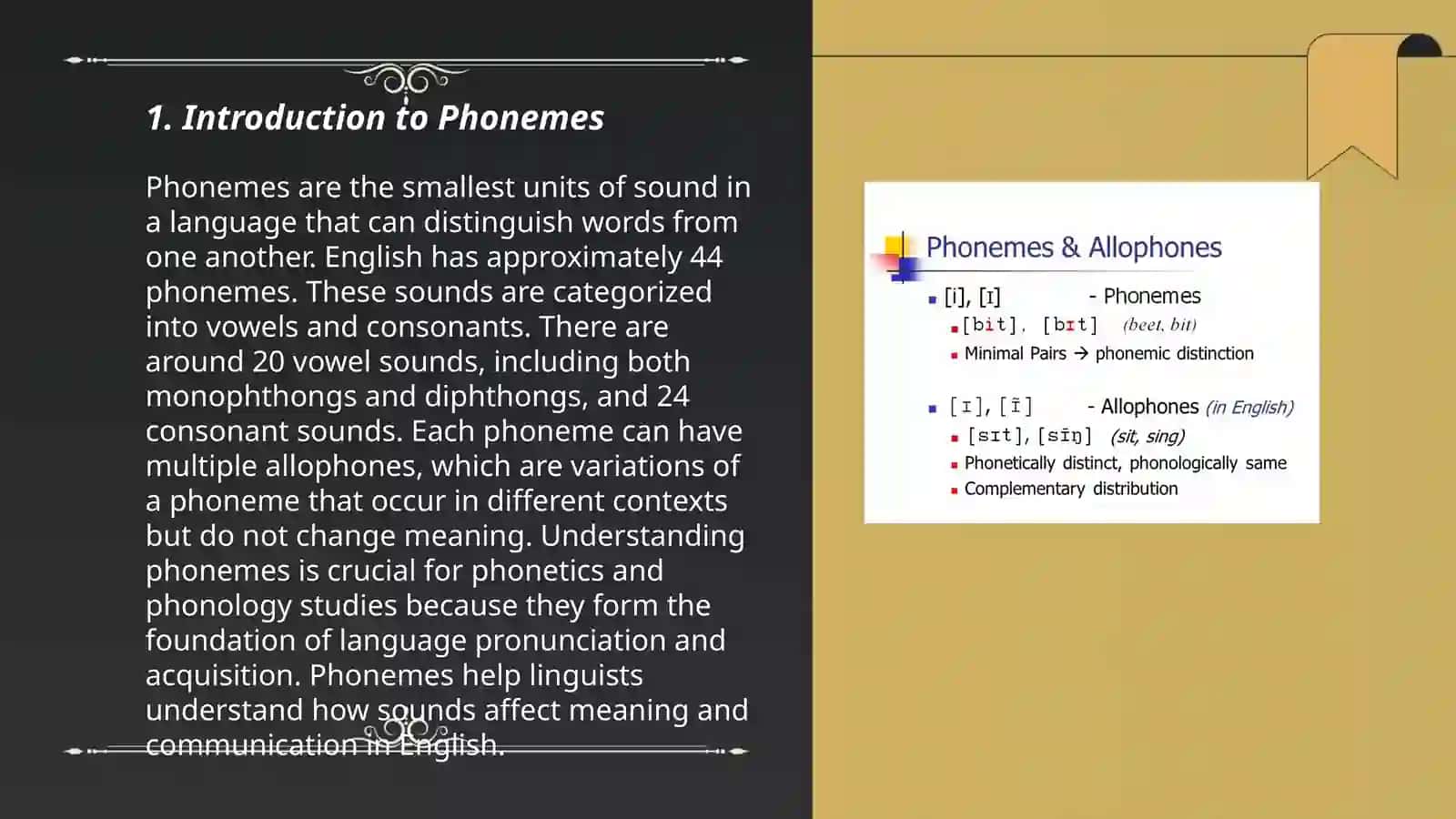 Phonemes and Isolutions 3