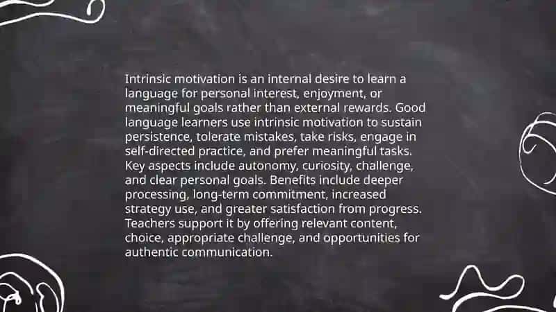 Common features of a good language learner 3