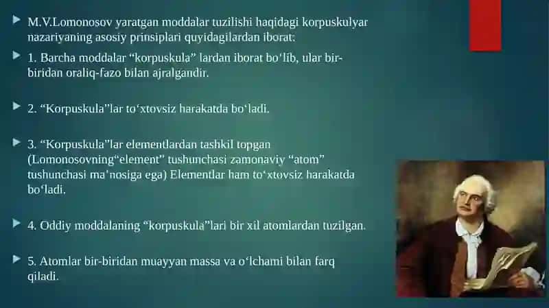 Umumiy kimyo ning asosiy qonunlari 3