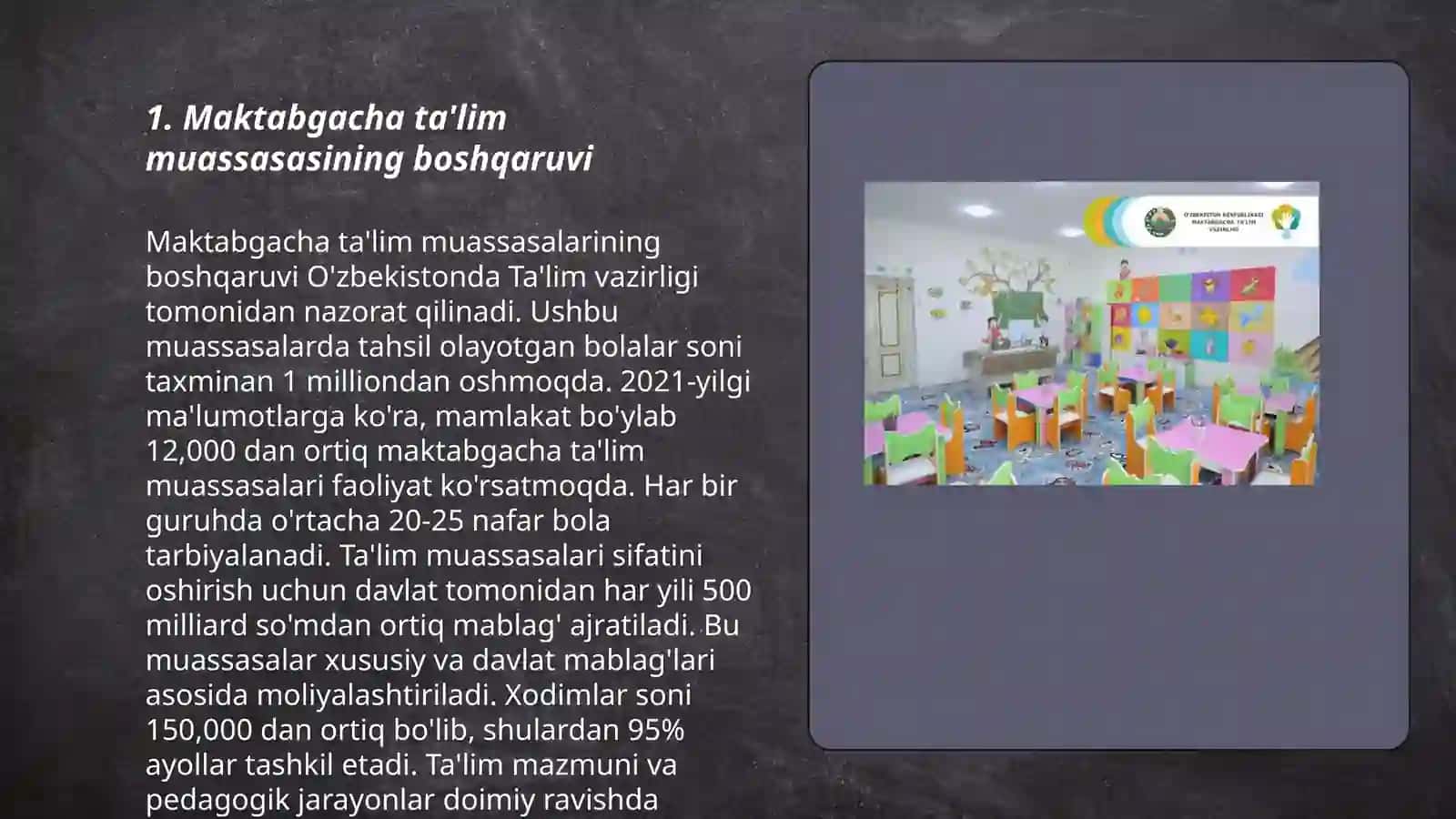 Maktabgacha ta'lim muassasi mudiri 3