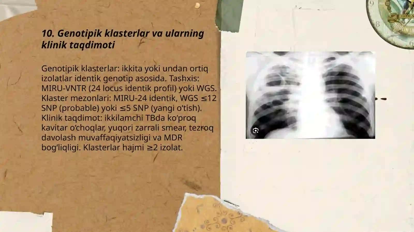 Ikkilamchi tuberkulyoz - qiyosi 3