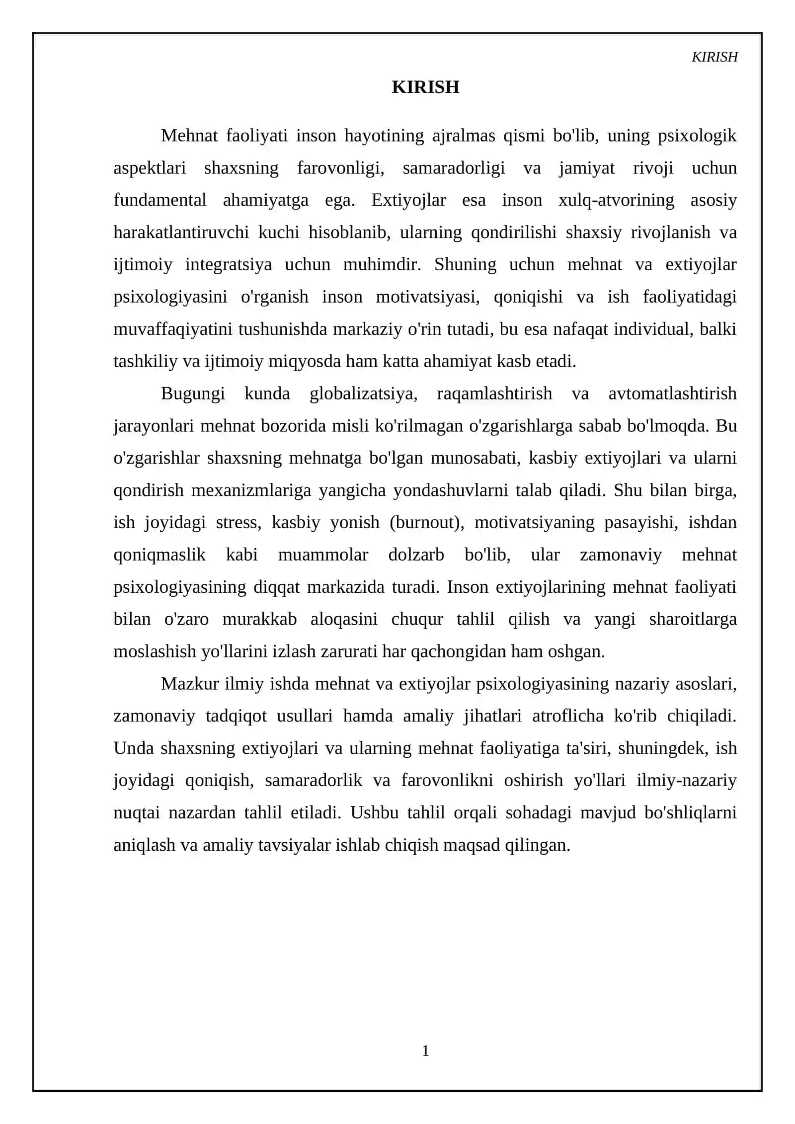 Mehnat va extiyojlar psixologiyasi 3