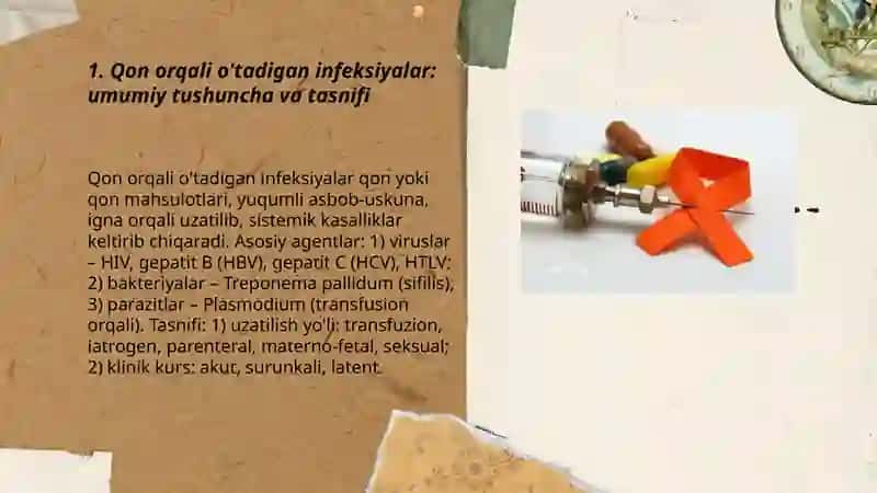 Qon orqali o'tadigan infeksiyalar. Orttitilgan immunitet tanqisligi sindromi(OITS) 3