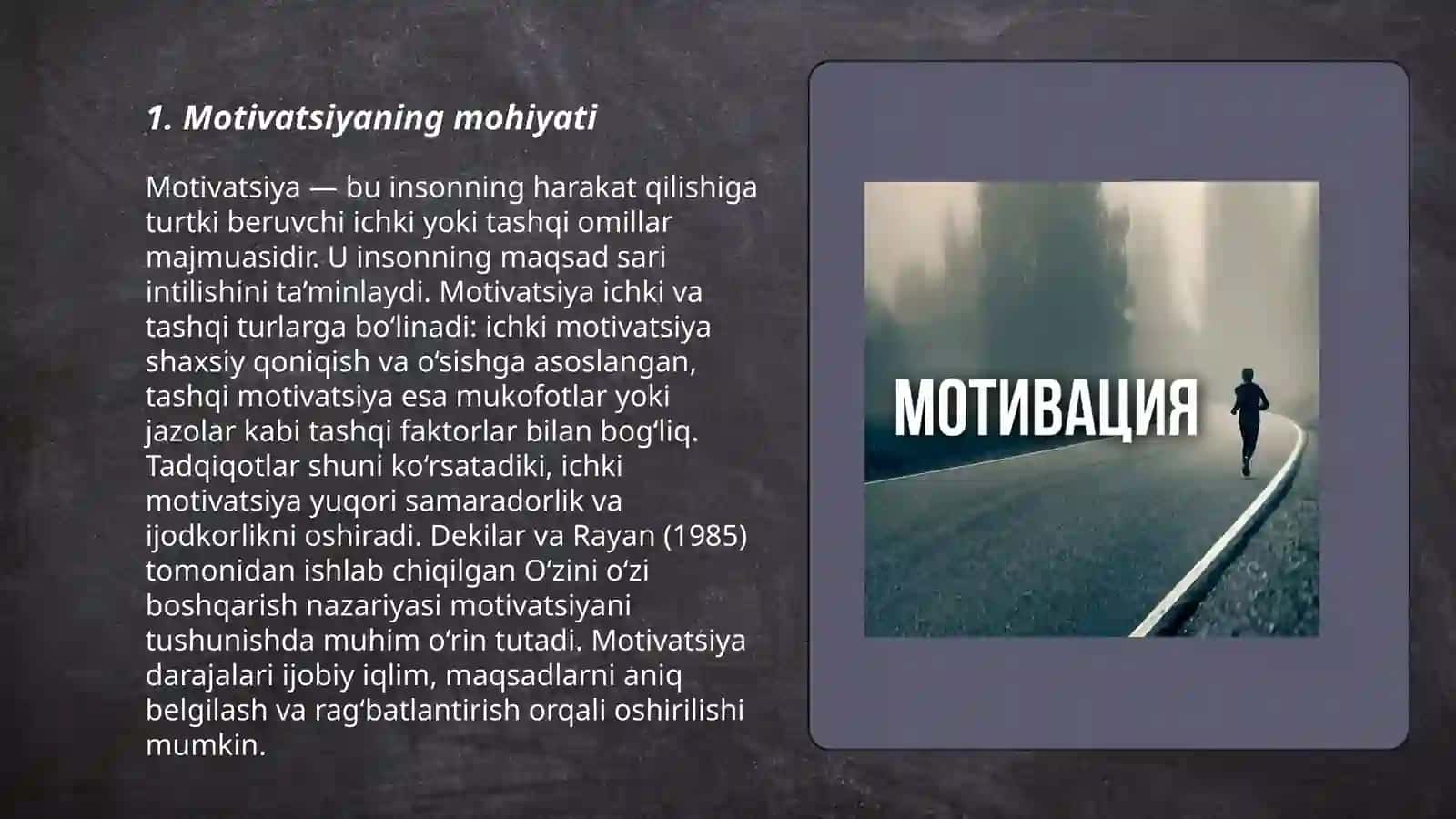 Mativatsiya haqida tushuncha 3