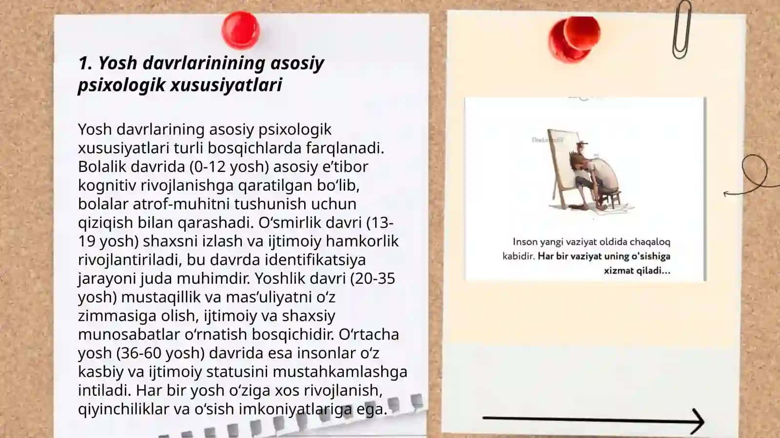 Yosh davrlar psihalogiyasi ontogines 3