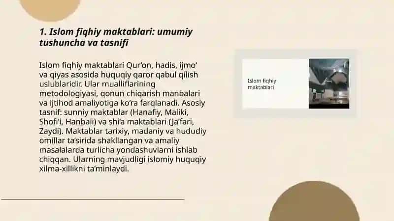 Islom fiqhiy maktablari 3