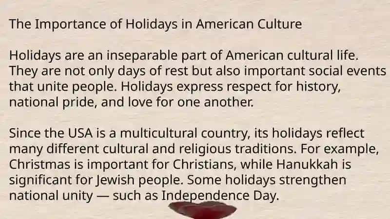 Holidays in the USA 3