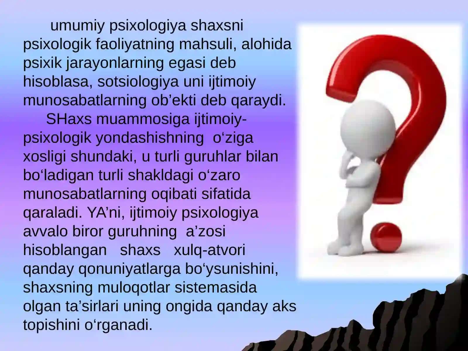 IJTIMOIY PSIXOLOGIYADA SHAXS MUAMMOSI 3