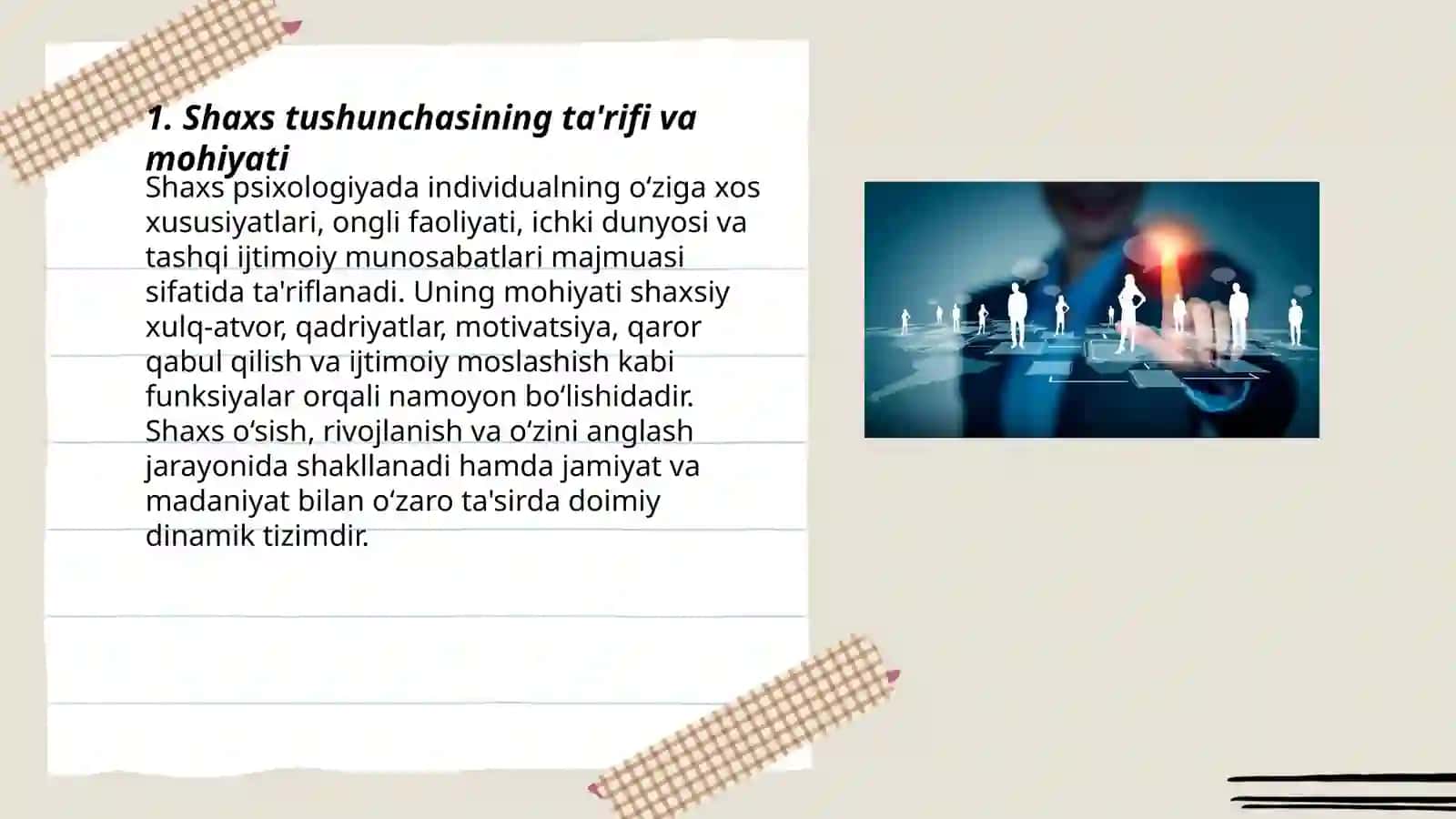 Shaxs tushunchasi psixologiyada 3